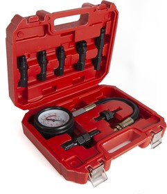 Компрессометр бензиновый  с адаптерами Car-tool CT-N0126
