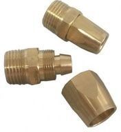 Соединитель резьбовой 1/2" с зажимом для шланга  10*14мм Partner B1410/4