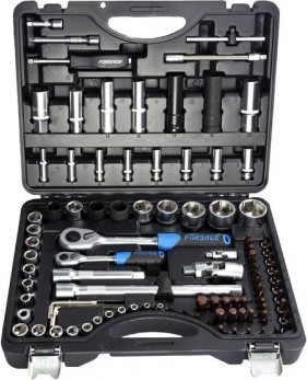 Набор инструмента  94+6пр. 1/4"&1/2" (6-гран.)(4-32мм) Forsage F-4941-5 PREMIUM