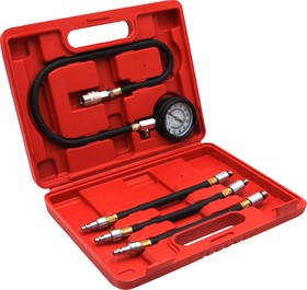 Компрессометр бензиновый  с гибкими шлангами Car-tool CT-N0114