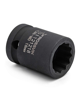 Головка ударная 18мм (12гр.) 1/2" ROSSVIK SI121218