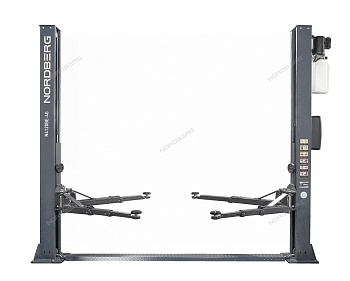Подъёмник 2-х стоечный с нижней синхронизацией 4 т,  эл.стопора, 380 В NORDBERG N4120BE-4G_3+2_380
