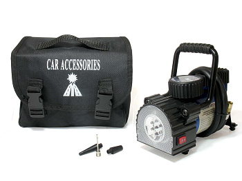 Компрессор автомобильный  (35 л/мин)  с LED фонарем ТДМ АС 587ма 