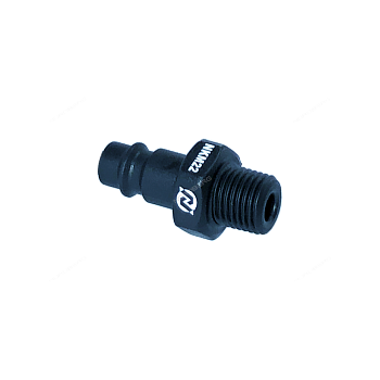 Штекер композитный с внешней резьбой 1/4" NORDBERG NKM22