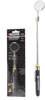 Зеркало смотровое телескопическое (диам.31мм, L:170-488мм), в блистере Forsage F-617R