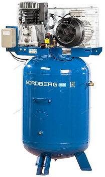 Компрессор воздушный поршневой  (810 л/мин, 300 л/бак, 380 В) NORDBERG ECO NCEV300/810