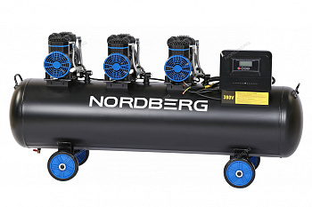 Компрессор поршневой безмасляный, объем 170 л, 750л/мин NORDBERG NCEO170/750