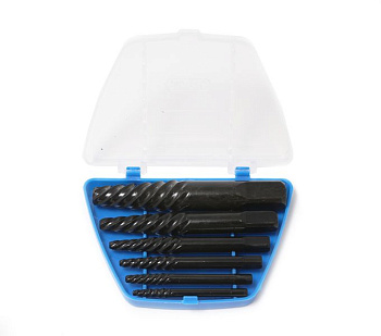 Набор экстракторов резьбы 6пр.(М3-М25), в пластиковом футляре Forsage F-63005C