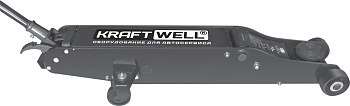 Домкрат подкатной гидравлический 5 т KraftWell KRWFJ5