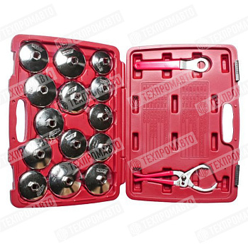 Набор съемников для масляных фильтров TEMP LS-43-1