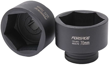 Головка ударная 70мм(6гр.)3/4" Forsage F-46570