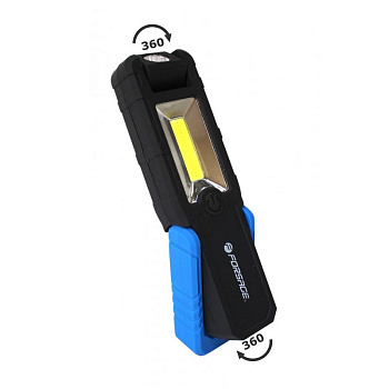 Лампа светодиодная аккумуляторная(5WCOB+1W) Forsage F-01402