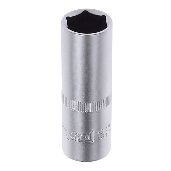 Головка свечная 16мм, 1/2",6гр. с резиновым держателем AV Steel AV-520616