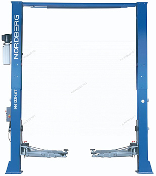 Подъёмник 2-х стоечный с верхней синхронизацией 6т. эл.стопора 380В NORDBERG N4122H1E-6B