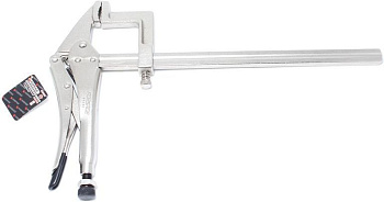Зажим гейферный струбцинного типа 10"-250мм (захват:0-280мм) Forsage F-66250