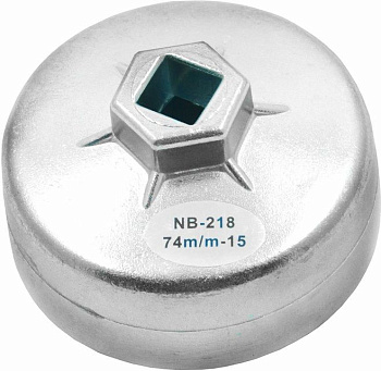 Головка-съемник масляного фильтра (крышка) 74мм х 8гр Forsage F-10687408