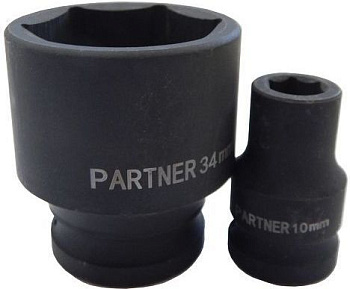 Головка ударная, 34мм (6гр) 1/2" Partner PA-44534