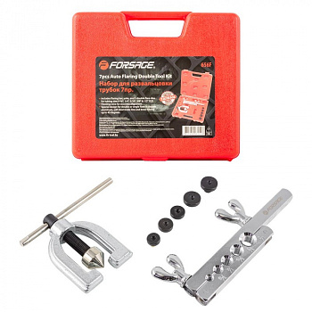 Набор для развальцовки трубок 7 пр. 3/16'', 1/4'', 5/16'', 3/8'',1/2'' Forsage F-656F