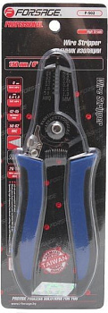 Щипцы для снятия изоляции 6"-150мм (0.2-0.8мм),  в блистере Forsage F-503