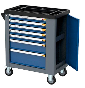 Тележка инструментальная с набором инструмента 334 пр. TEMP RC03.3018.P7