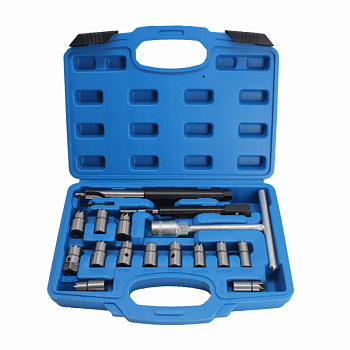 Набор фрез для правки(чистки) седел дизельных форсунок 17 пр.Rossvik ST182