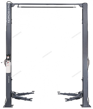 Подъёмник 2-х стоечный с верхней синхронизацией 4 т  ручные стопора, 380 В NORDBERG N4124H-4,5G_380V