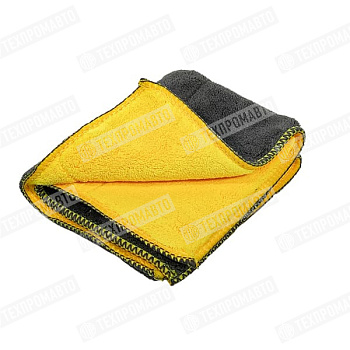 Микрофибра двухсторонняя, серо-жёлтая, 25*30см, 1100 г/м2 PROTON PAL3 2530