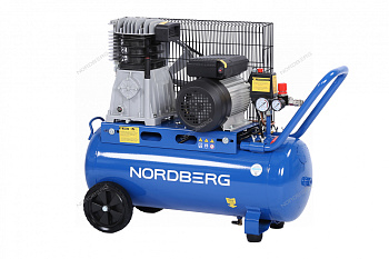 Компрессор воздушный поршневой  (446 л/мин, 50 л/бак, 220 В) NORDBERG ECO NCE50/480