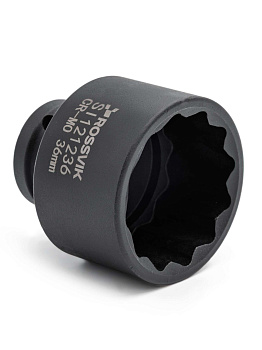 Головка ударная 36мм (12гр.) 1/2" ROSSVIK SI121236