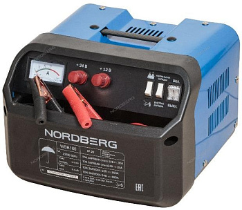 Пускозарядное устройство 12/24V макс ток  160A NORDBERG WSB160