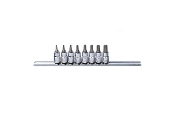 Набор головок-бит 1/4" Torx 8 пр. T10-T40 на планке AUTOMASTER AMT-401408
