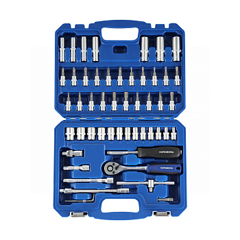 Набор инструмента  52пр. 1/4" (6гр.) (4-14мм) NORDBERG 2296052C