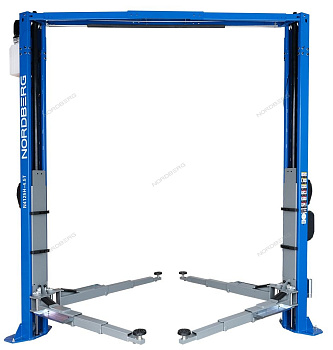 Подъёмник 2-х стоечный с верхней синхронизацией 4,5 т  электростопора 380В NORDBERG N4125H-4,5B