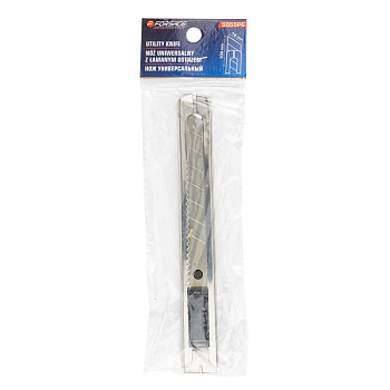 Нож канцелярский универсальный (L - 155мм, ширина лезвия 18мм) Forsage F-5055P6