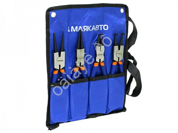 Набор съемников стопорных колец 4пр(L-225мм) ТДМ 609049