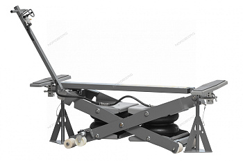Подъемник ножничный подкатной пневмоподъемник мобильный мини, 2,5 т NORDBERG N636-2,5