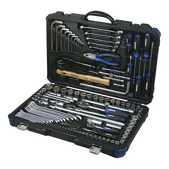 Набор инструмента 142пр. 1/4"&3/8"&1/2". (6-гр.)(4-32мм) Forsage F-41421-5