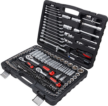 Набор инструмента 218пр. 1/4"&1/2"& 3/8" (6-гран.)(4-32мм) Partner PA-40218