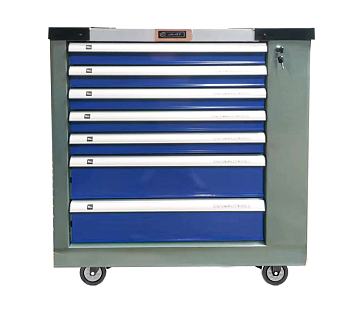 Тележка инструментальная 7 ящиков TEMP JX-07