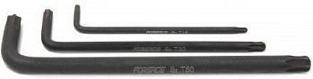 Ключ Г-образный TORX с шаром T27 Forsage F-76627BL