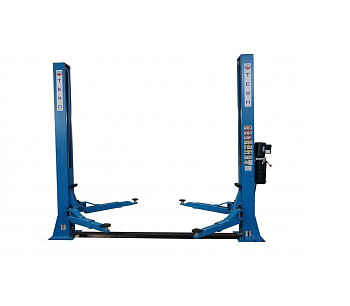 Подъёмник 2-х стоечный с нижней синхронизацией 4 т  ручные стопора, 220 В TEMP T4