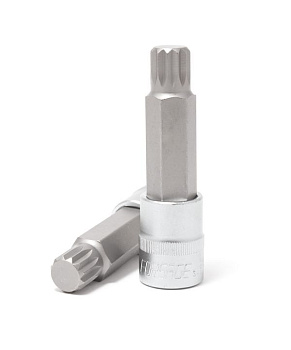 Головка бита SPLINE 12-лучевая  M9 1/2" (L-100мм) Forsage F-34810009