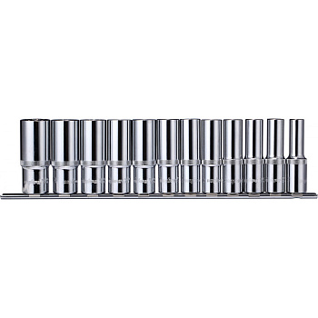 Набор головок 1/2" 6-гр. длинных 12 пр. (10-24 мм) AUTOMASTER AMT-404112L
