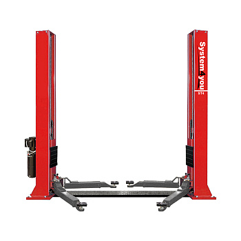 Подъёмник 2-х стоечный с нижней синхр-й 4 т.ручные стопора 380 В System4you ST4