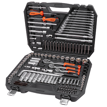 Набор инструмента 144пр. 1/4"/3/8"/1/2" (6гр.) AV Steel AV-011144