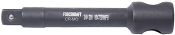 Удлинитель ударный 3/4" 200мм,  отверстием под вороток CR-Mo,  FORCEKRAFT FK-8047200MPB
