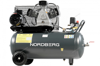 Компрессор воздушный поршневой  (580 л/мин, 100 л/бак, 380 В) NORDBERG NCP100/580