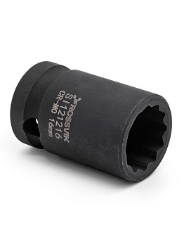 Головка ударная 16мм (12гр.) 1/2" ROSSVIK SI121216