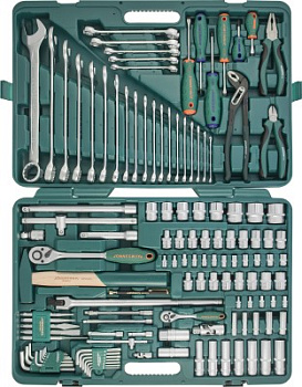 Набор инструмента универсальный 1/2", 1/4"DR, 127 предметов Jonnesway S04H524127S