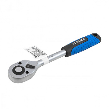 Трещотка 3/8" (45зуб.) L-200мм с резиновой ручкой Forsage F-80232W